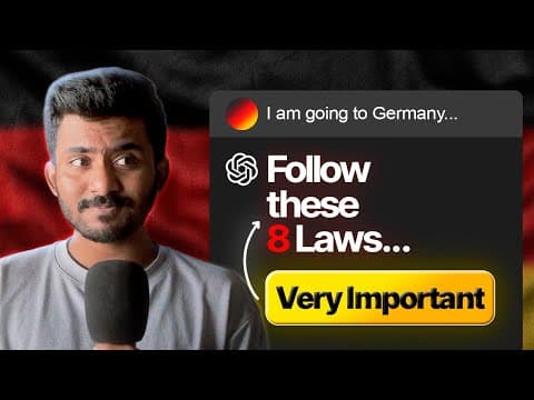 5+ Important German Laws You Have To Follow!