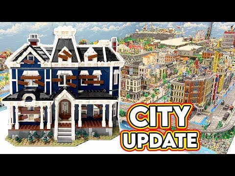 Placing Stranger Things Creel House In The Lego City & Adding Closed Back