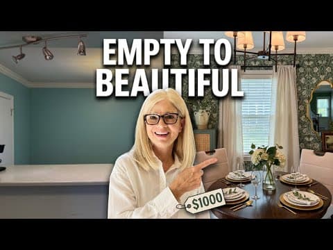 Thrifted Kitchen & Dining Room Makeover On A Budget