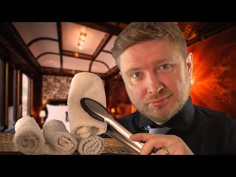 Asmr - First Class Train Attendant Roleplay (the Emperor Suite)