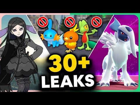 Every Datamine Leak In 1 Video! | Pokemon Legends Z-a