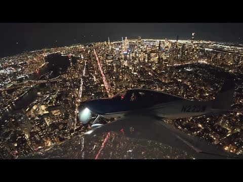 Amazing Flight To End 2025! - Nyc Night Flight!