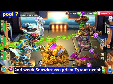 Pinecrest Dungeon 2nd Week Snowbreeze Prism Tyrant Event  Pool 7 Dungeon Week  Dml