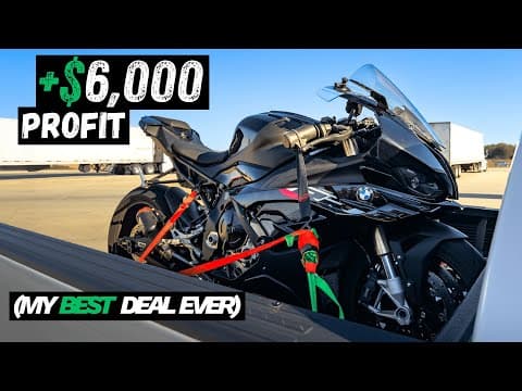Buying + Flipping Cheapest Bmw S1000rr In The World (my Best Find)