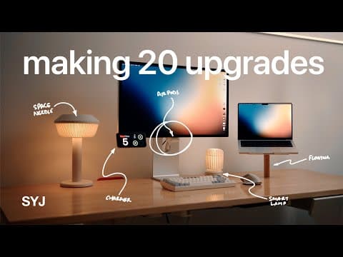 Making 20 Upgrades for my Desk Setup - Dream Setups #2