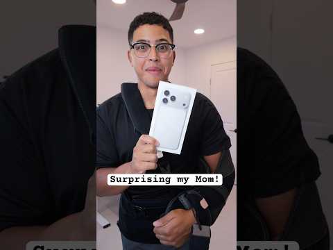 Surprising my Mom with a new iPhone and New Belkin Tech!