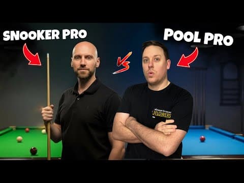 Can A Snooker Pro (ian Burns) Beat Me ( A Pro Pool Player ) At Nineball !