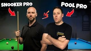 Can A Snooker Pro (ian Burns) Beat Me ( A Pro Pool Player ) At Nineball !