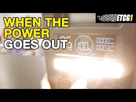 What Do You Do When The Power Goes Out?