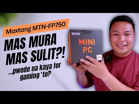 Mini Pc Na Maganda Specs Pero Hindi Sobrang Mahal?! (maxtang Mtn-fp750)