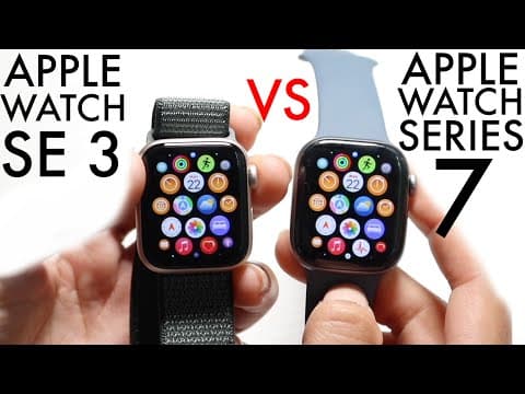 Apple Watch SE 3 Vs Apple Watch Series 7! (Comparison) (Review)