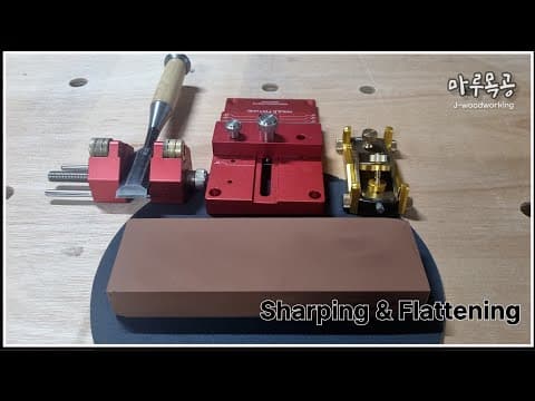 Flattening Whetstone / Sharping Chisel & Mine Block Plane / Banggood Tool Demonstration