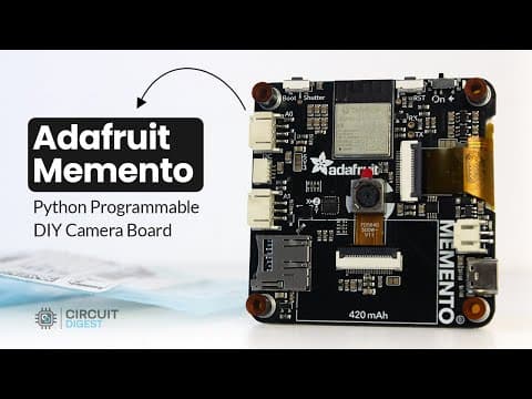 Build Amazing Camera Projects! Adafruit Memento Complete Guide & Demo