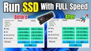 Got An Ssd? Do This To Instantly Boost Your Pc Speed!🚀