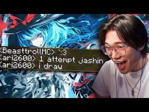 My Minecraft Opponent Bribed Me To Play Osu! For A Draw.