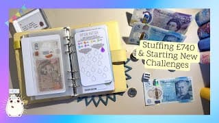 Stuffing £740 & Starting New Challenges! | Cash Stuffing | Budgeting