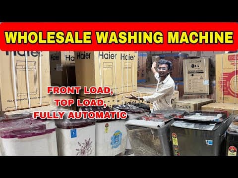 மொத்த விற்பனையில் Washing Machine | Front Load | Top Load | Fully Automatic | Godown Stock 💥