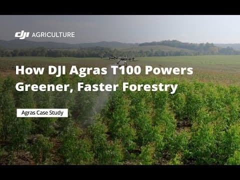How DJI Agras T100 Powers Greener, Faster, More Efficient Forestry
