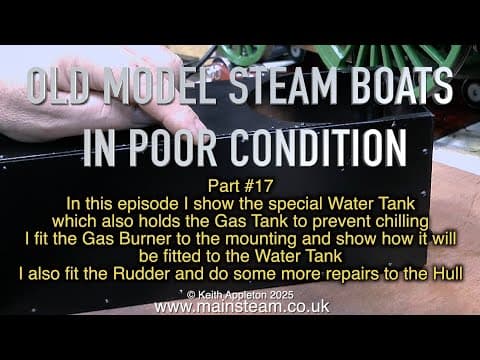 Old Model Steam Boats In Poor Condition - Part #17