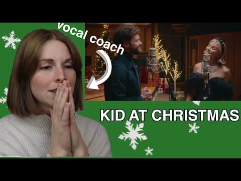 Vocal Coach Reacts To Calum Scott And Christina Perri Kid At Christmas” Fa-la-la-adays Day 4