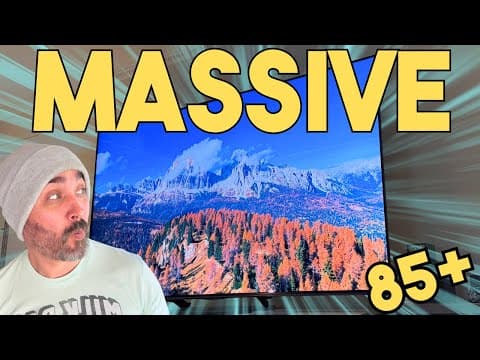 Gaming On A Massive Mini Led Tv - The New Hisense U75gq