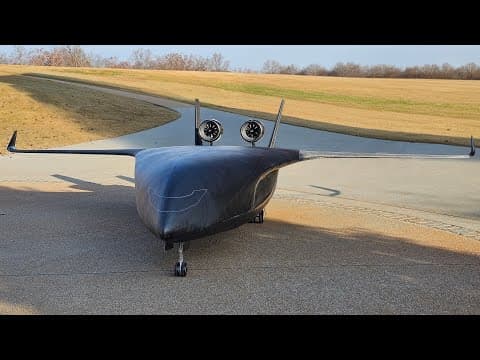 Building A Prototype Blended Wing Body Aircraft,  Natilus Horizon Part 1/2