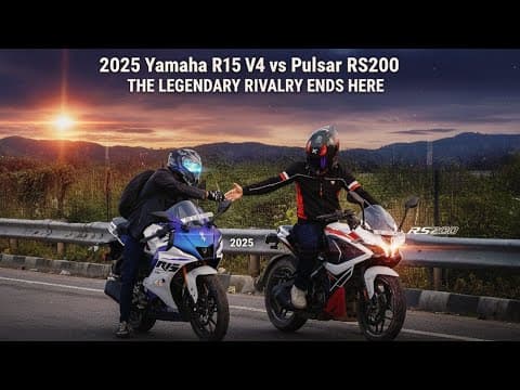 2025 Yamaha R15 V4 Vs Pulsar Rs200 – The Legendary Rivalry Ends Here!