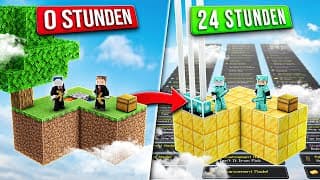 Wir Spielen 24 Stunden Minecraft Skyblock (xxl Alle Achievements)
