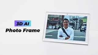 Memorycube 3d Ai Photo Frame: View Your Fav Photo From Any Angle!
