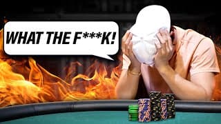This Poker Game Made Me Crash Out! (rage Quit?)