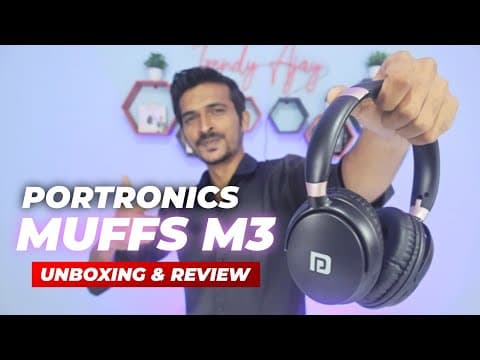 Portronics Muffs M3 Unboxing & Review 🔥 Best Headphones Under 2000⚡ Portronics Muffs M3