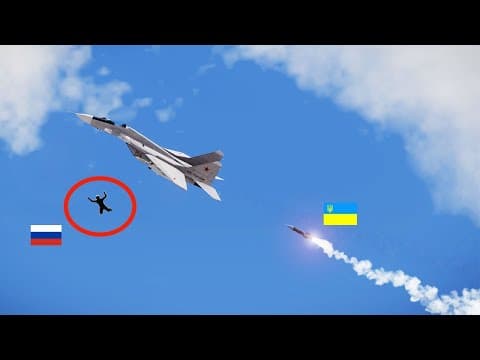 Russian Mig-29 Fighter Pilot Attempts To Jump Away From Ukrainian Missile But Fails