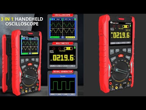 Et853c 3-in-1 2ch 70mhz Oscilloscope Multimeter Signal Generator 3-in-1 From Av Tooltop