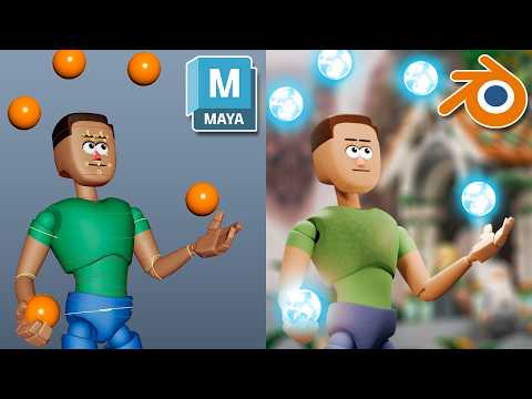 How To Render Maya Animations In Blender (usd Vs Alembic)