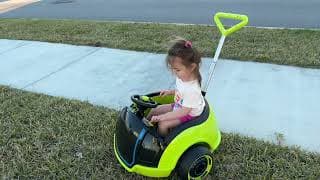 Yt Anpabo 3 In 1 Electric Push Ride On Car – 12v Toddler Ride On With Remote Control & 360° Spin