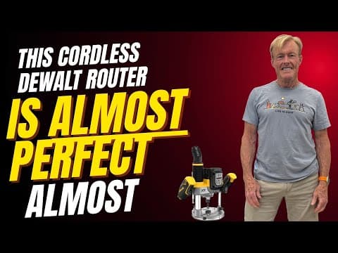 Dewalt Dcw620 Cordless Plunge Router: Powerful First Impressions (and Why I Might Return It)