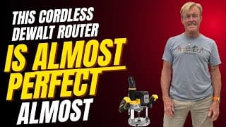 Dewalt Dcw620 Cordless Plunge Router: Powerful First Impressions (and Why I Might Return It)