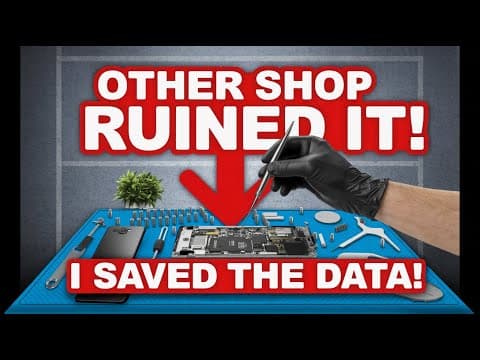 Xiaomi Mi Note 10 Lite Dead After Cpu “reball” 💥 I Brought It Back + Saved All Data!