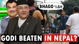 Nepal Sl*ps Godi Media? Gadkari & Oli Ki Boli