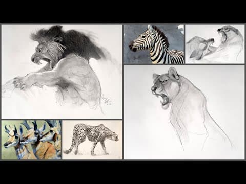 🔴 Live Stream: Animal Drawing With Aaron Blaise & New Masters Academy