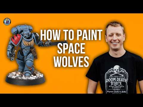 How To Paint A Space Wolves Grey Hunter| Warhammer 40,000 | Duncan Rhodes