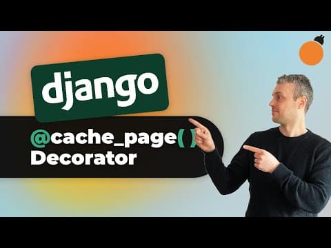 Django - @cache_page() Decorator For View Caching!