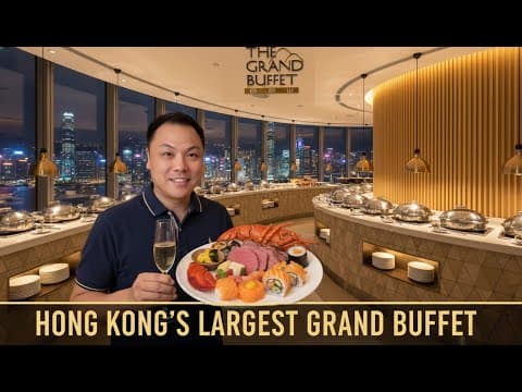 Hong Kong’s Largest Buffet! $100 Grand Buffet - Unlimited Lobsters, Wagyu & More