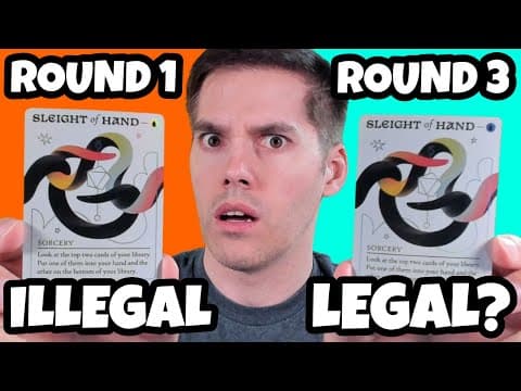 How This Illegal Mtg Card Became Legal Mid-tournament