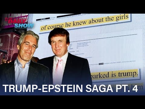 Trump Falls Deeper Into The Epstein Scandal & Not Even Maga Can Save Him | The Daily Show