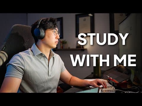 3-hour Study With Me | Hyper Efficient, Doctor, Focus Music, Pomodoro 50-10