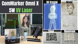 Commarker Omni X 5w Uv Laser Engraver Review - This Uv Laser Engraver Can Do What Others Can’t