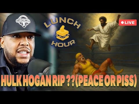 No Ceilings Live: Hulk Hogan Rip ?? Is Drill Really Bad ?? Do Police Hate Black Folk ??