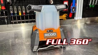 5-minute Friday Ep 1 - Ridgid 18v Led 360° Area Light Review-ish [r86903b]