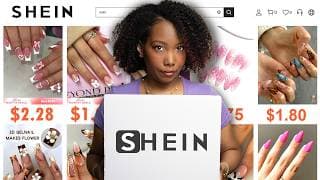 I Wore Handmade Press On Nails For A Week - Shein